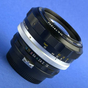Nikon Nikkor-S Auto 55mm 1.2 Non-Ai Lens Beautiful Condition - Picture 1 of 7