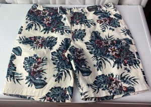 Tommy Hilfiger TH Flex Mens 40 Chino Shorts Hawaiian Tropical Camp Island - Picture 1 of 11