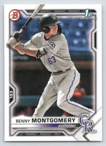 2021 Bowman Draft #BD84 Benny Montgomery (ref 223642) - Picture 1 of 2