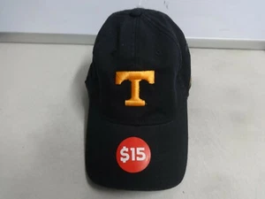 Nuevo con etiquetas Dead Stock Adidas NCAA Tennessee Voluntarios Hombres Tapa S/M Gorra Negra - Imagen 1 de 9