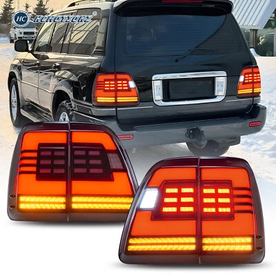Luces traseras LED HCmotion para Lexus LX470 1998-2007 montaje luces traseras ahumadas Foto 1 de 4