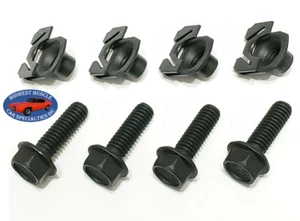 55-07 GM Front Shock Lower A Arm Mounting Bolts & Special U Nuts Hardware 8pc CM - Picture 1 of 12