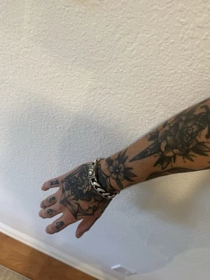 Pulsera Corazones Cromados Foto 1 de 4