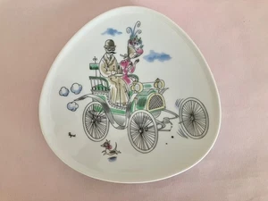 Rosenthal Triangular Figural Salad Plate - Raymond Peynet Germany - Picture 1 of 7