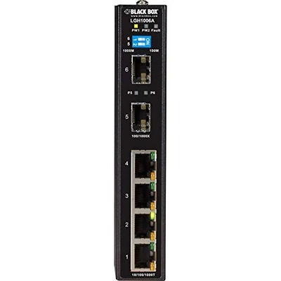 Black Box Industrial Ethernet Switch - Extreme Temperature (lgh1006a) - Image 1 of 4