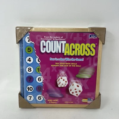 Cadaco Count Across Math Challenge Dice Educational Game Add Multiply 4 In A Row - Image 1 of 3