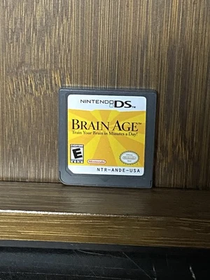 Brain Age Train Your Brain in Minutes a Day for Nintendo DS Game Only Tested - Image 1 of 2