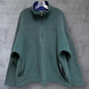 Pile vintage Patagonia 1/2 zip XXL 28”x29” made in USA - Foto 1 di 6