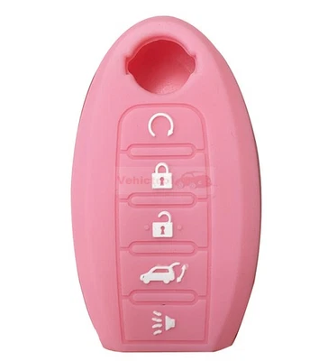 Funda Silicona Llavero Inteligente 5 Botones Fit Nissan Altima Sentra Rogue Murano Foto 1 de 4