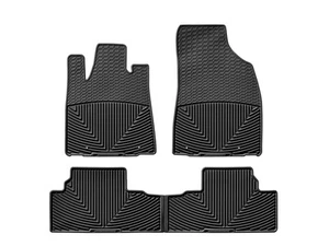WeatherTech All-Weather Floor Mats for - Lexus RX - 1st & 2nd Row Black - Picture 1 of 5