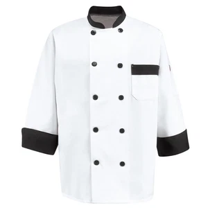 Red Kap Garnish Chef Coat - Picture 1 of 3