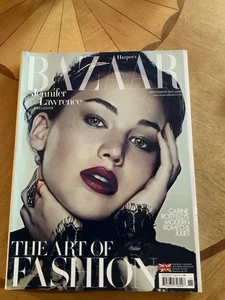 Jennifer Lawrence Harper's Bazaar Magazine UK November 2013 - Picture 1 of 1