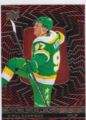 KIRILL KAPRIZOV 2023-24 Upper Deck Extended Seeing Red Gold Spectrum #SR-87 - Image 1 of 2