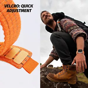 Nylon Sports Band Strap for Apple Watch Ultra 2 10 9 8 7 6 5 38/40/42/44/45/49mm - Picture 1 of 24