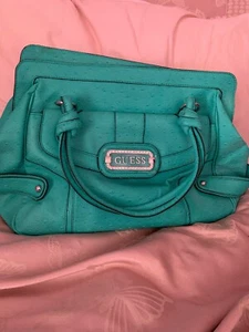 large Mint Green Guess Handbag - Picture 1 of 7