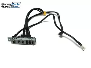 468626-001 HP Z600 Workstation USB / Audio Front I/O Panel w/ Cables - Picture 1 of 6