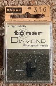 Tonar Phonographic Needle No 316 Diamond Turntable Stylus - Bild 1 von 1