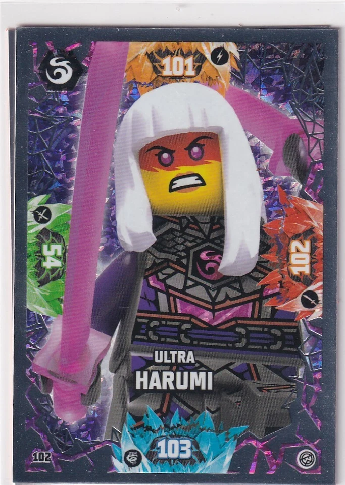 Lego Ninjago Series 8 TCG Card No. 102 Ultra Harumi - Image 1 of 1