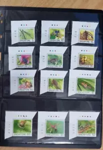 Singapore 1985 Insects Definitives Complete 12V mnh with margin - Picture 1 of 2
