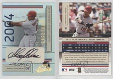 2004 Playoff Absolute Memorabilia Spectrum Gold Signatures Garret Anderson Auto