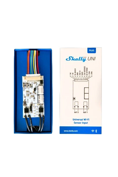 Shelly · flush-mounted · "plus uni" · universal module · measuring function · WLAN  - Image 1 of 4