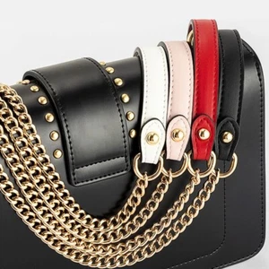 Metal Leather Chain Replacement Crossbody Shoulder Handbag Bag Strap 58CM-200CM - Picture 1 of 76