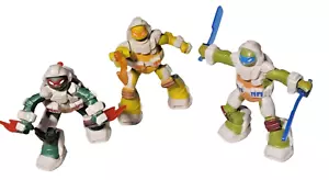 (3) 2016 McDonalds Toys TMNT Metal Mutants Michelangelo Leonardo Raphael - Picture 1 of 7