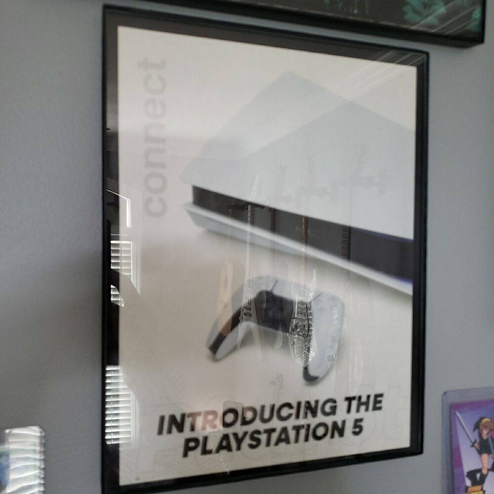 FRAMED Playstation 5 PS5 console Video Game Wall Art