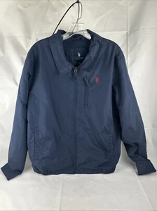 U.S. POLO ASSN. Khaki Windbreaker Golf Jacket Medium - Picture 1 of 10