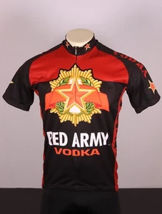 WELTTRIKOTS Red Army Vodka Russland Herren Medium Bike Radtrikot - Bild 1 von 14