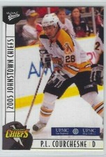P.L. Courchesne 2004-05 Johnstown Chiefs (ECHL) 