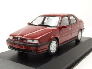Alfa Romeo 155 1992 Rosso Modellino Auto 1:43 Maxichamps - Foto 1 di 9