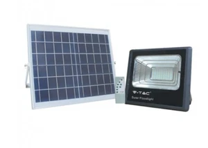 FARO PROIETTORE A LED CON PANNELLO SOLARE E TELECOMANDO - Foto 1 di 7