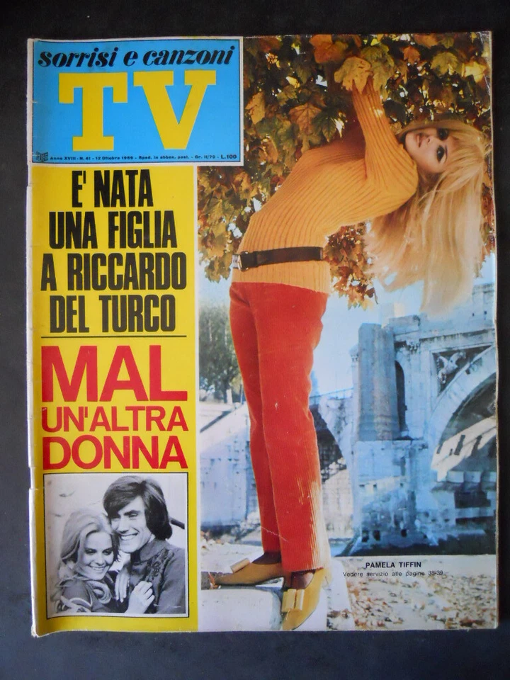 TV SORRISI E CANZONI 41 1969 PAMELA TIFFIN MAL RICCARDO DEL TURCO [TR16] - Immagine 1 di 1
