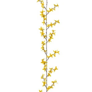 Künstliche Forsythien-Girlande 160cm GELB. Frühlingsgirlande Osterdeko Blumen - Bild 1 von 3