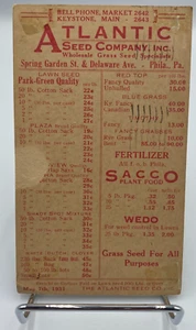 Vtg Atlantic Seed Company Inc Advertisement Postcard - Picture 1 of 2