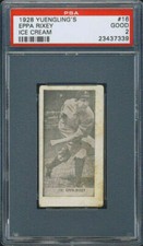 1928 Yuengling's Ice Cream #16 Eppa Rixey PSA 2 Cincinnati Reds HOF