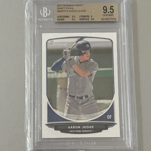 2013 Bowman Draft Draft Picks Aaron Judge #BDPP19 BGS 9.5 GEM MINT - Picture 1 of 6
