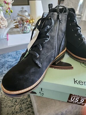 Kensie Kasha Botines con Cordones, Para Mujer Talla 9 M, Negro NUEVO Foto 1 de 4