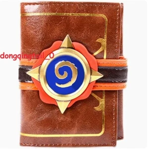 Portafoglio tre pieghe serie Hearthstone grande capacità PU porta carte in pelle - Foto 1 di 10