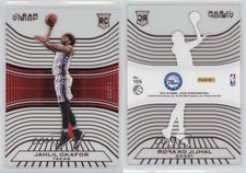 2015-16 Panini Clear Vision Rookies Red /99 Jahlil Okafor #106.2 Rookie RC