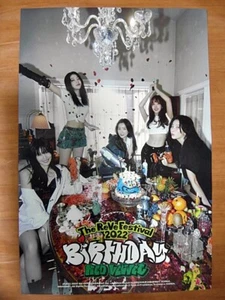 RED VELVET - The ReVe Festival 2022 Birthday (Ver. B) [OFFIZIELLES] POSTER *NEU* - Bild 1 von 2