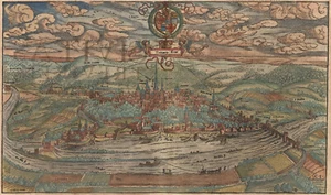 Map "Mediomatricum civitatis Trevirensis" (Trier-Germany) S. Munster, 1552 - Picture 1 of 3