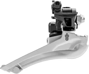 microSHIFT Sword Black Front Derailleur - 9-Speed, Double, 46-52t Max Ring, Braz - Picture 1 of 1