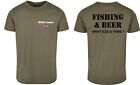 Carp Fishing T Shirt - Olive 