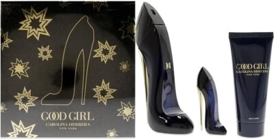 CAROLINA HERRERA GOOD GIRL 3 PIECE GIFT SET-2.7OZ EDP + 3.4OZ BODY LOTION + MINI - Image 1 of 2