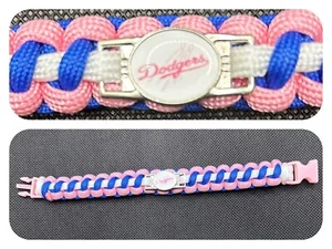 Los Angeles Dodgers (rosa) inspiriertes Paracord/Überleben Armband - Bild 1 von 1