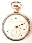 Montre de gousset en argent massif chronomètre LIP v. 1900 silver pocket watch 
