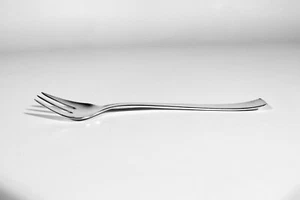 Hugo POTT Silber Vorspeisegabel No.87 von 1954 ° Design nach Josef Hoffmann ° - Bild 1 von 5