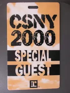 CSNY Backstage Pass laminiert Crosby Stills Nash & Young Special Guest AUTHENTISCH - Bild 1 von 1